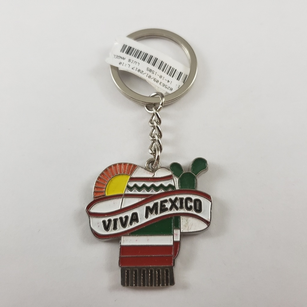 Viva Mexico Keychain Souvenir From Mexico City - Picture 1 of 4